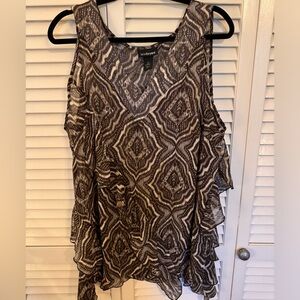 Lane Bryant Brown Blouse
